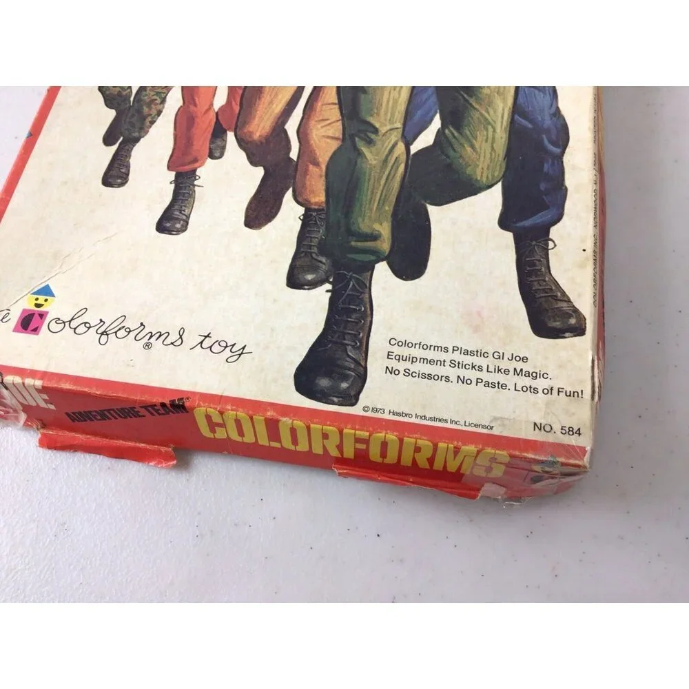 GI Joe Adventure Colorforms Play Set Vintage 1973 Collection